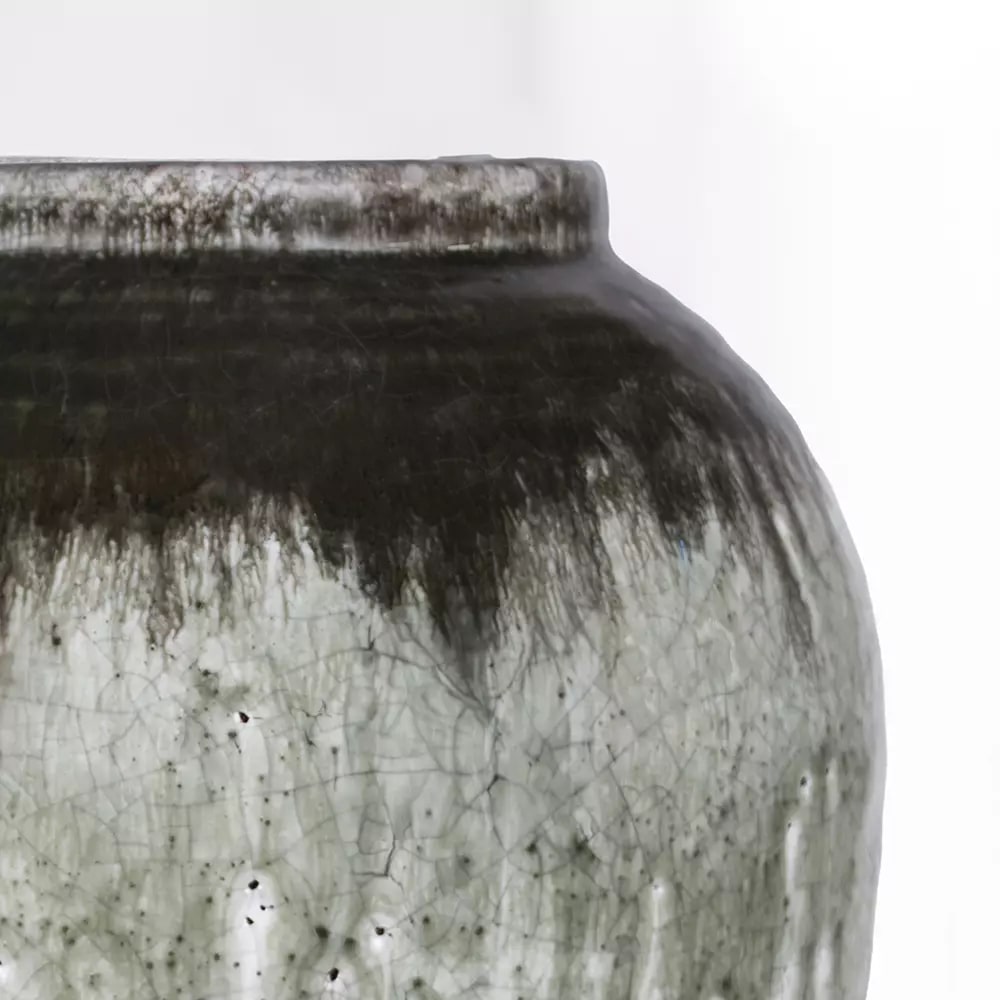 Dipped Crackle Glaze Vase Antheia - Large