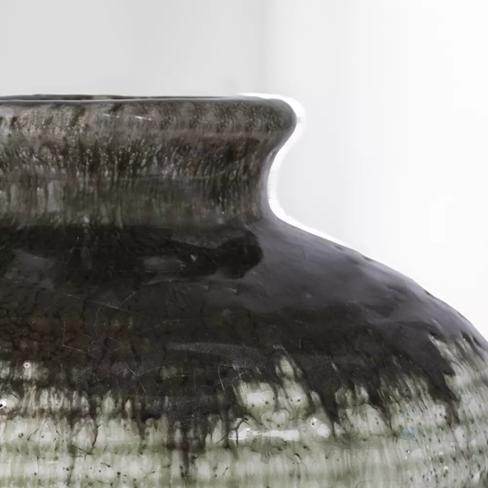Dipped Crackle Glaze Vase Rosa - Large
