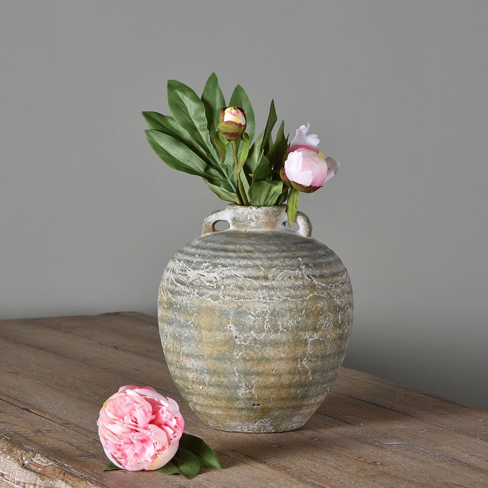 Olea Ribbed Vase - Large