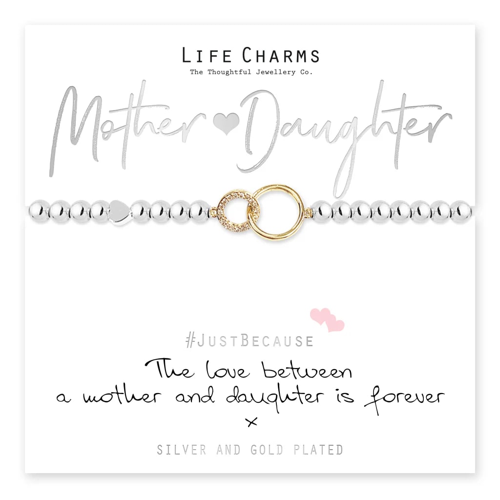 Life Charms -Love Between Mother & Daughter Bracelet