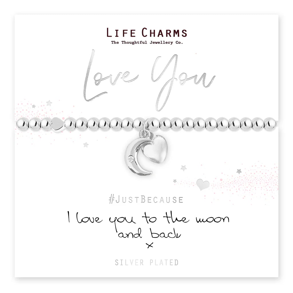 Life Charms - I Love You To The Moon & Back Bracelet