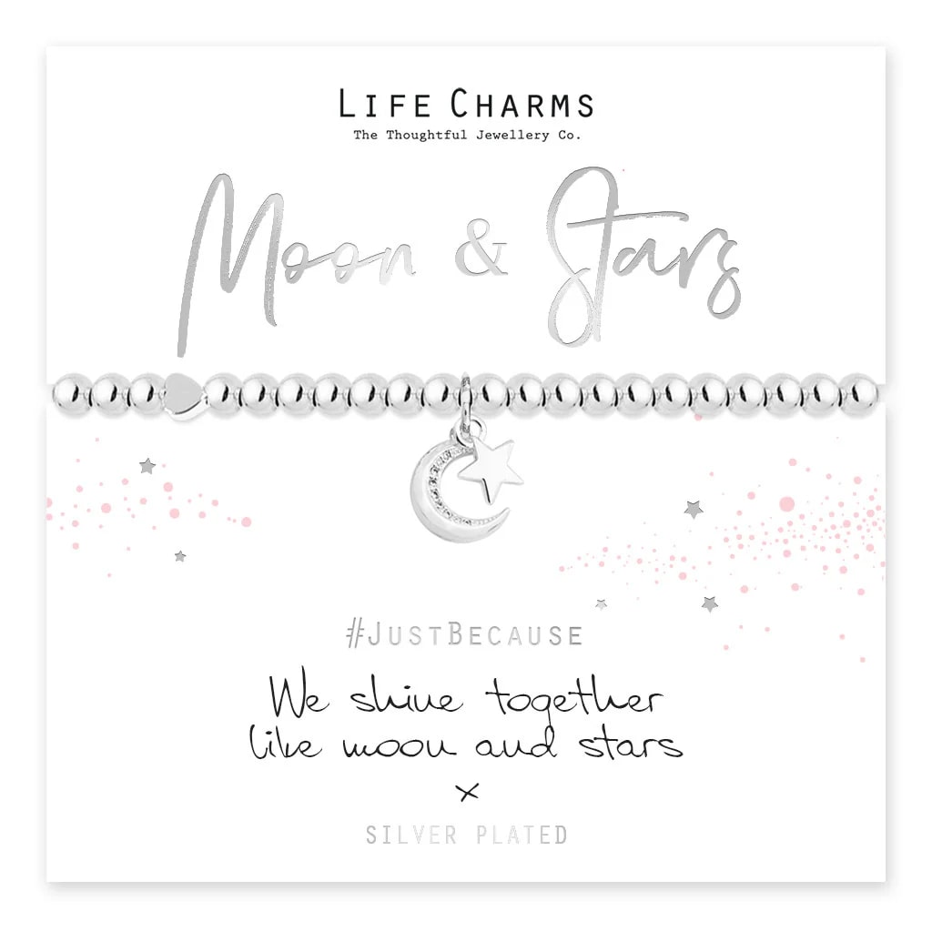 Life Charms - Moon & Stars Charm Bracelet