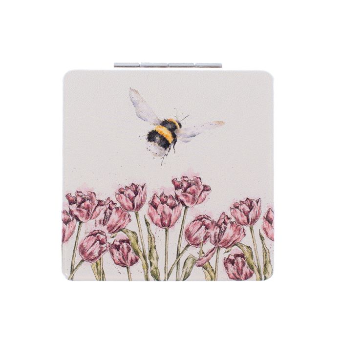 Wrendale Designs - 'Flight of the Bumblebee' Compact Mirror