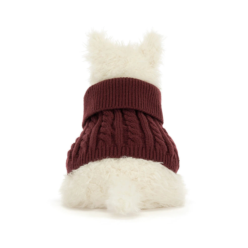 Jellycat - Munro Scottie Dog 'Winter Jumper' - MAXIMUM ONE PER CUSTOMER
