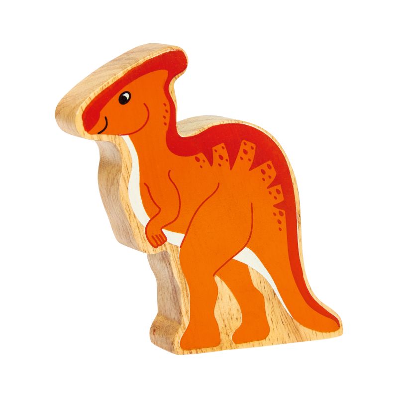 Lanka Kade - Wooden Orange Parasaurolophus