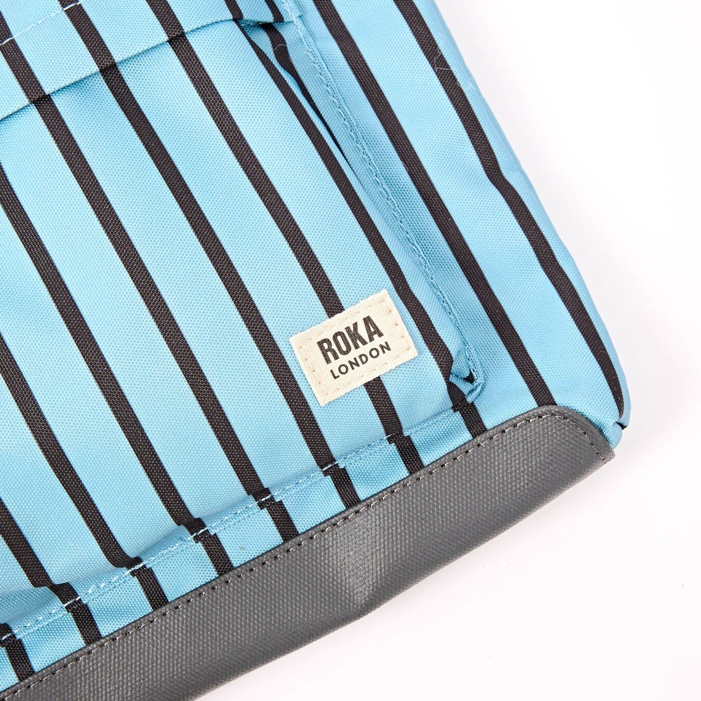 Roka - Kennington Crossbody Bag in Blue Stripe