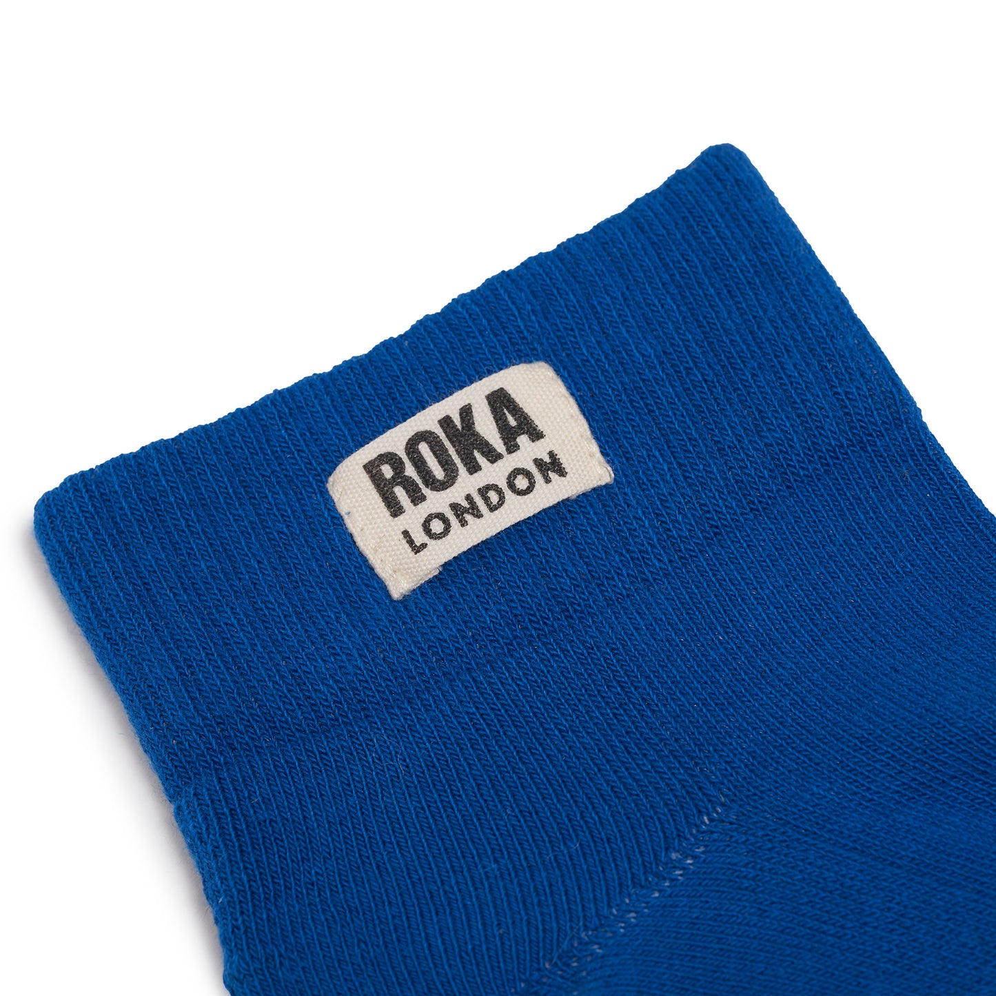 Roka - Wembley Organic Cotton Socks - Bright Blue