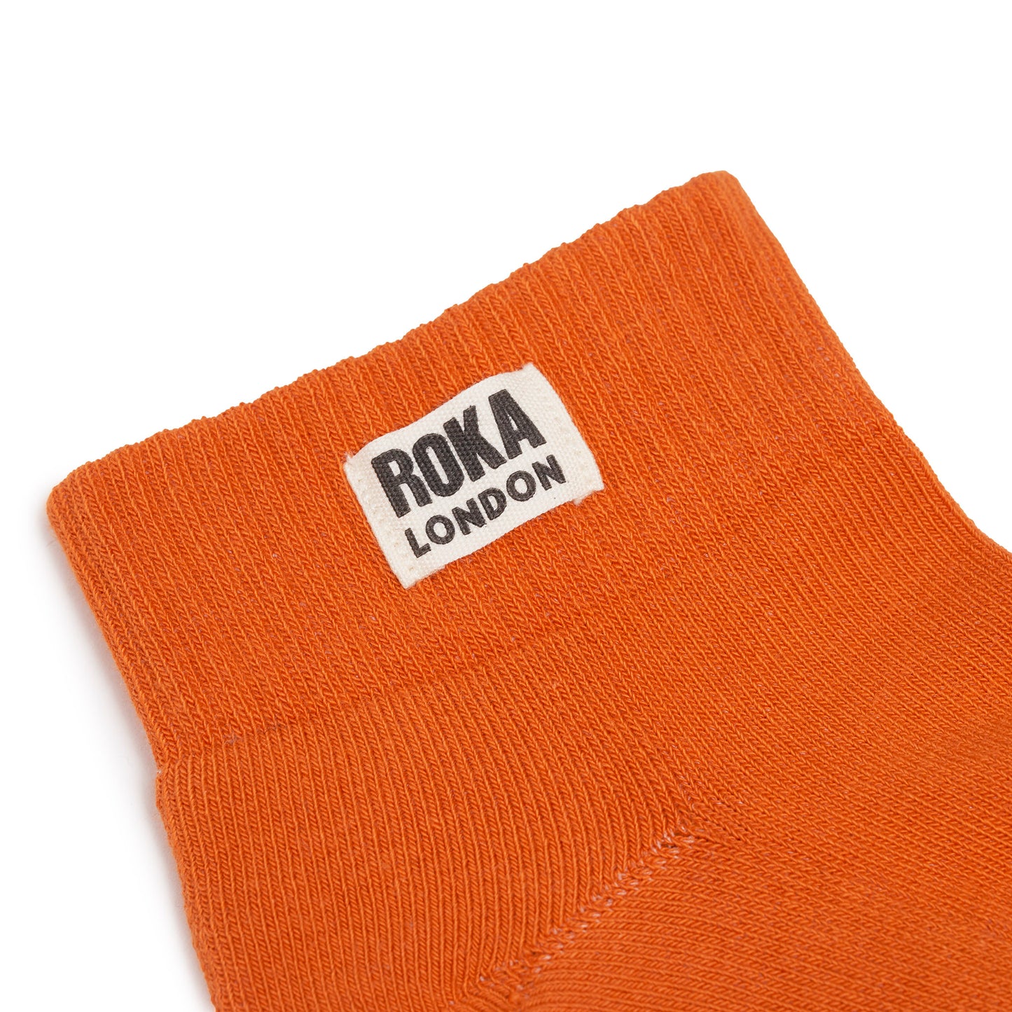 Roka - Wembley Organic Cotton Socks - Burnt Orange