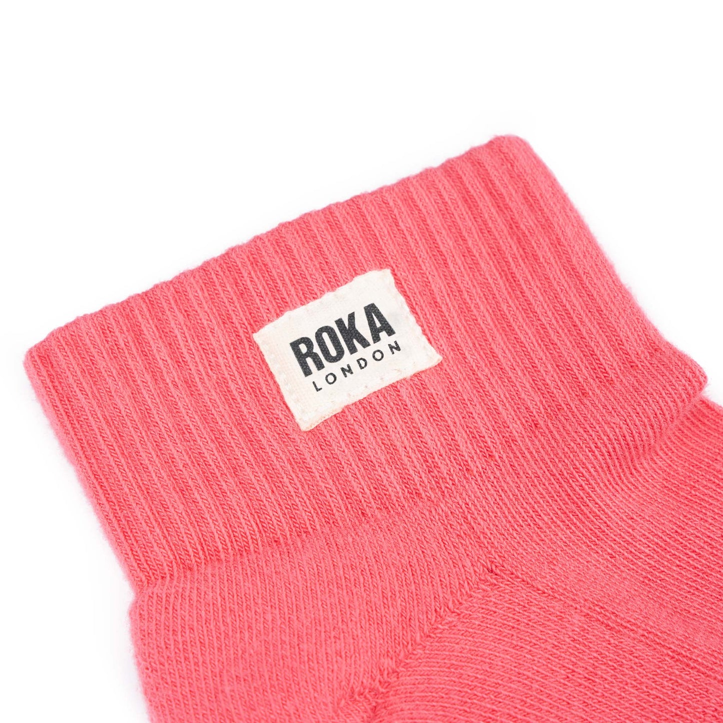 Roka - Wembley Organic Cotton Socks - Coral