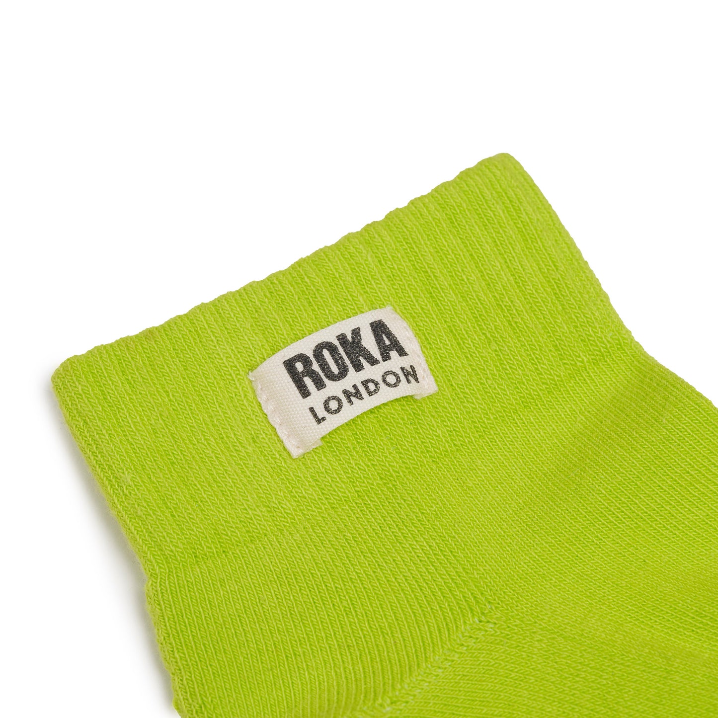 Roka - Wembley Organic Cotton Socks - Lime