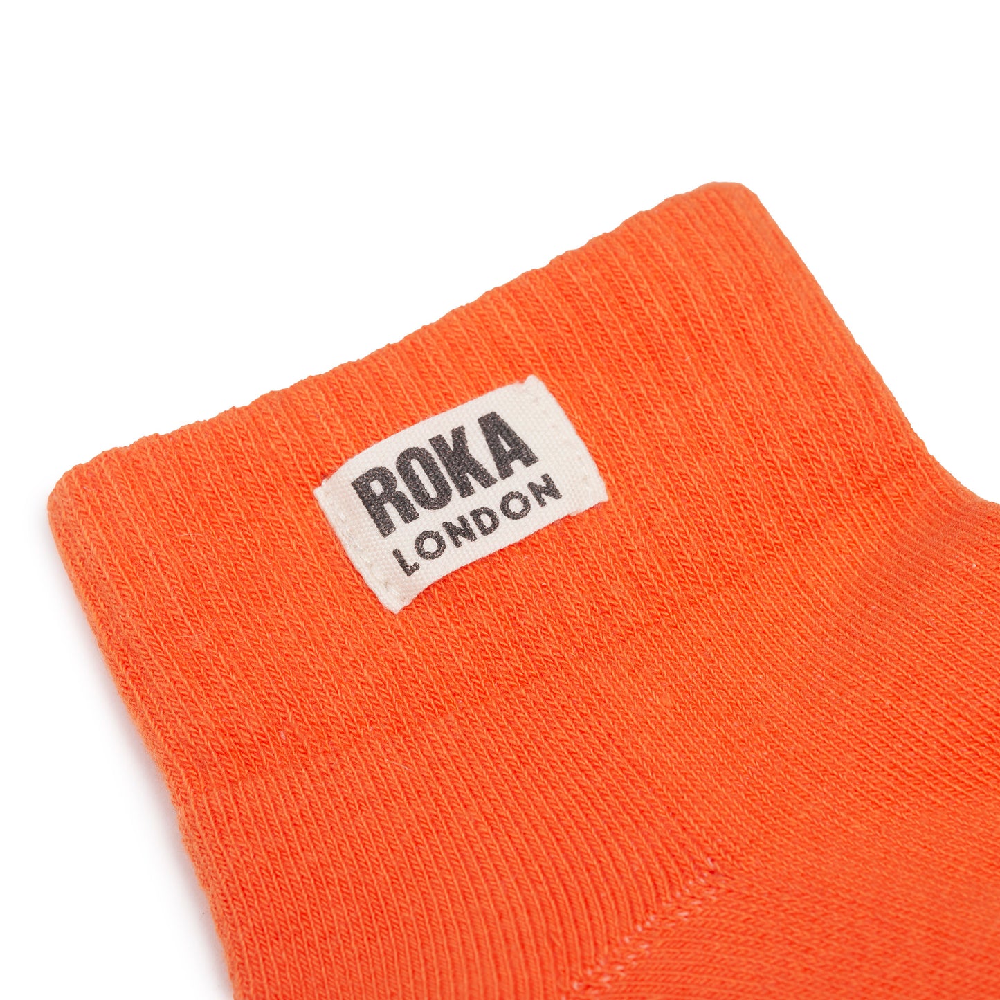 Roka - Wembley Organic Cotton Socks - Mandarin
