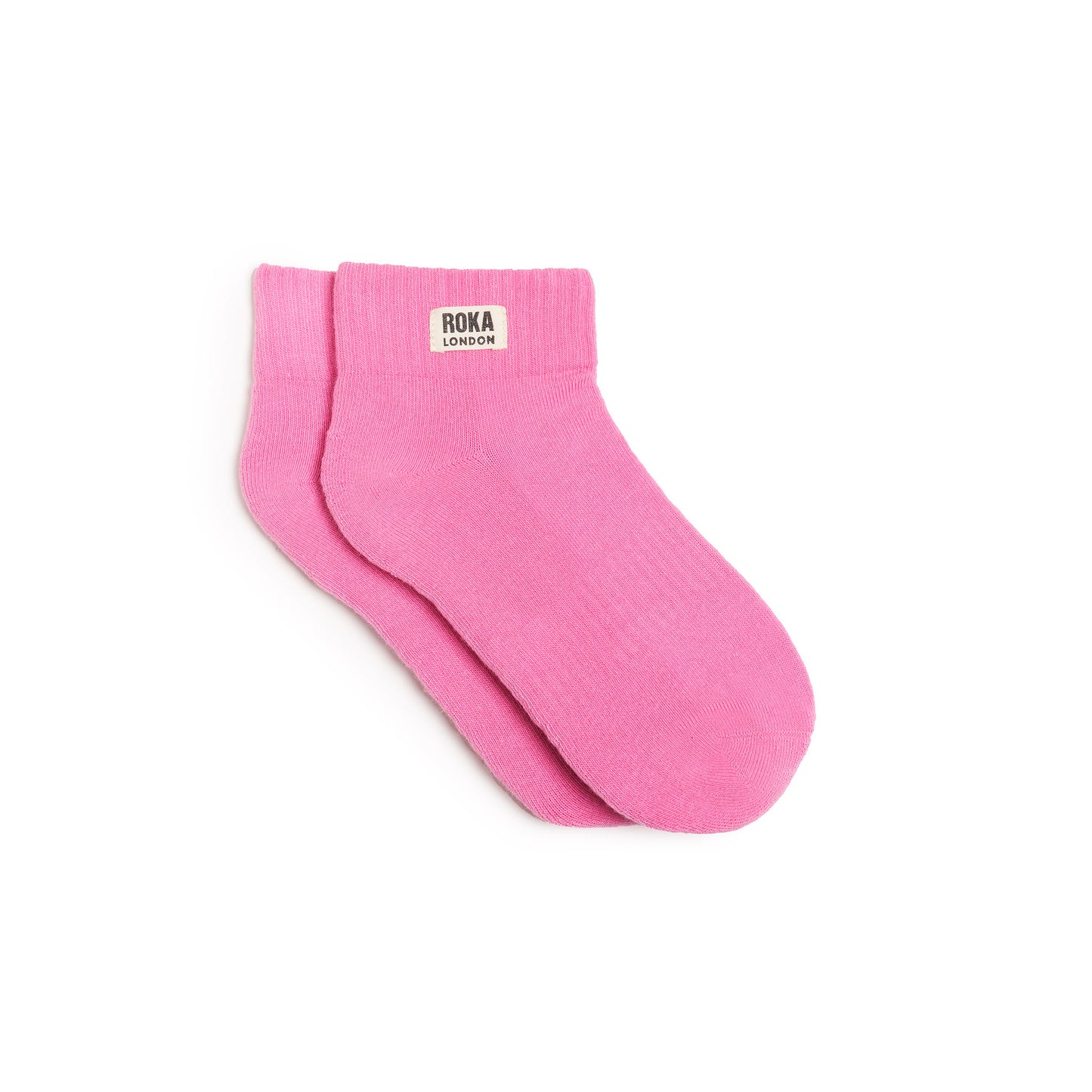 Roka - Wembley Organic Cotton Socks - Pink Carnation