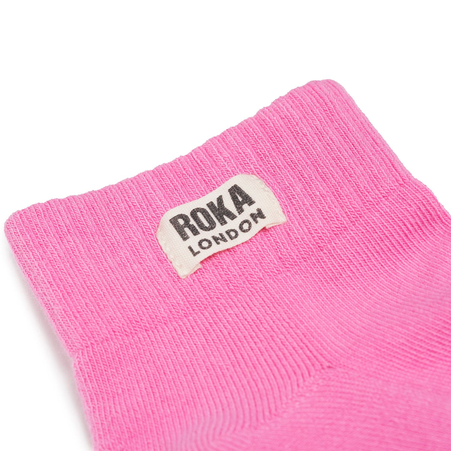 Roka - Wembley Organic Cotton Socks - Pink Carnation
