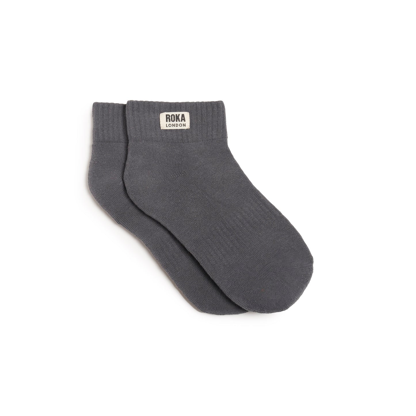 Roka - Wembley Organic Cotton Socks - Smoke