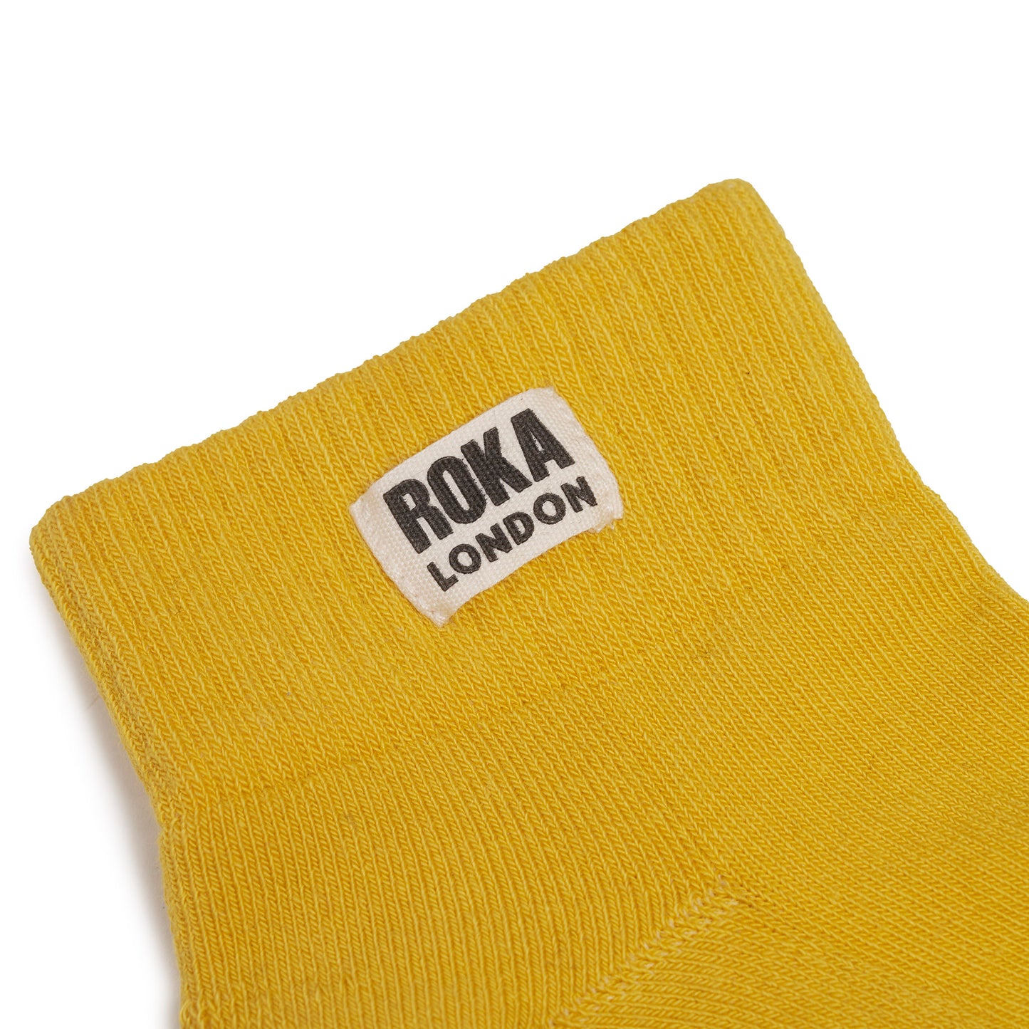 Roka - Wembley Organic Cotton Socks - Summer Yellow