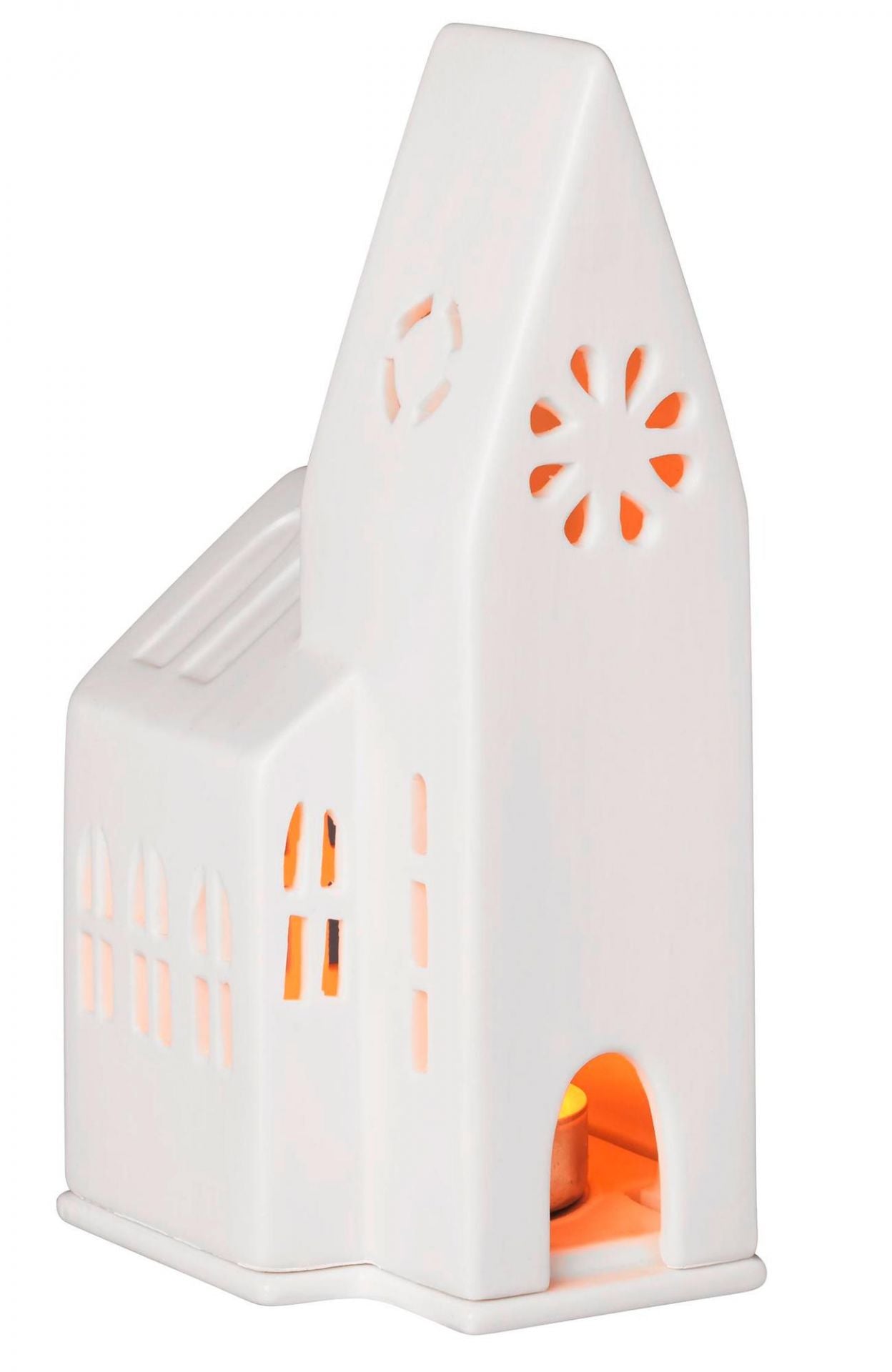 Rader - Small Church - Porcelain Tea Light House