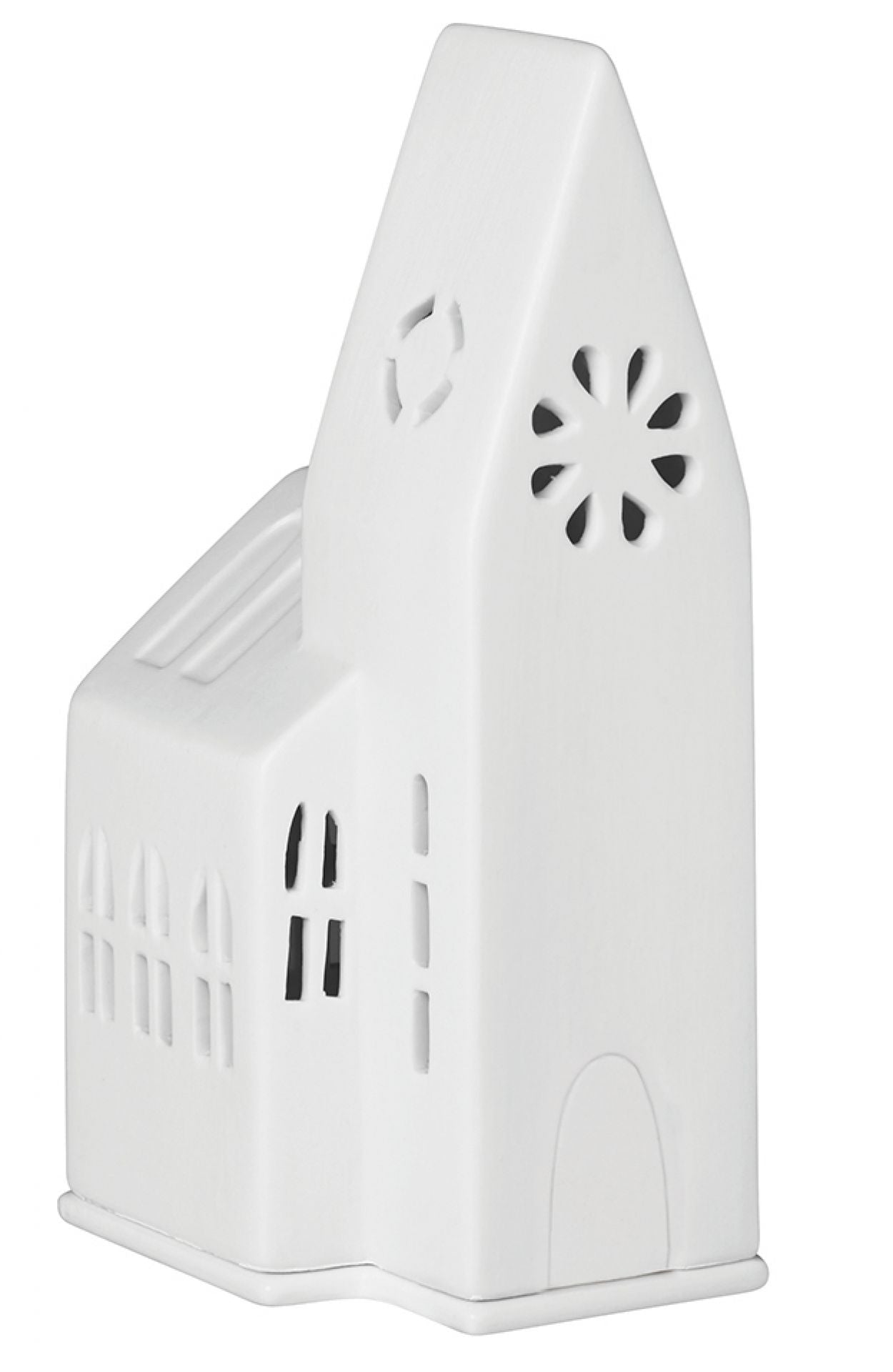 Rader - Small Church - Porcelain Tea Light House