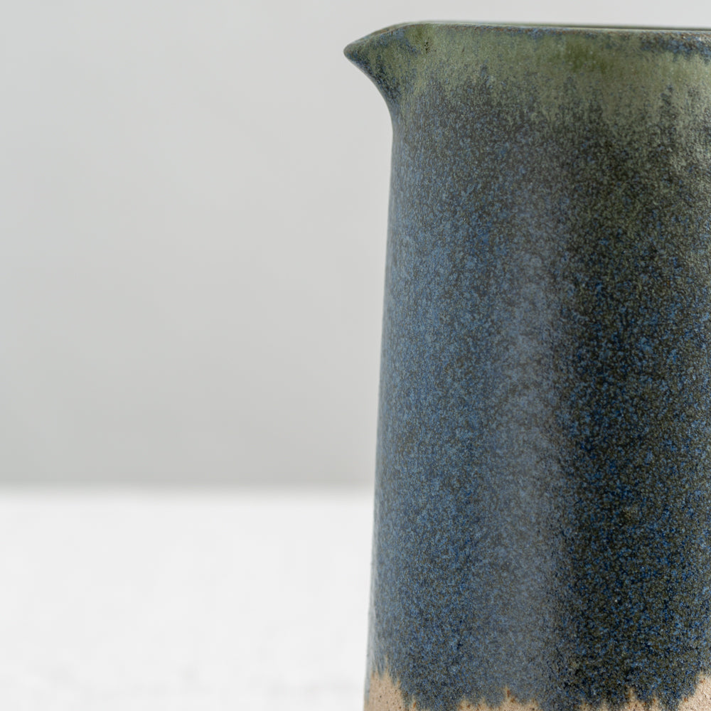 Ceramic Jug Blue/Green Dipped