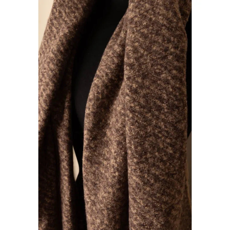 Jess & Lou - Cappuccino & Beige Flecked Winter Scarf