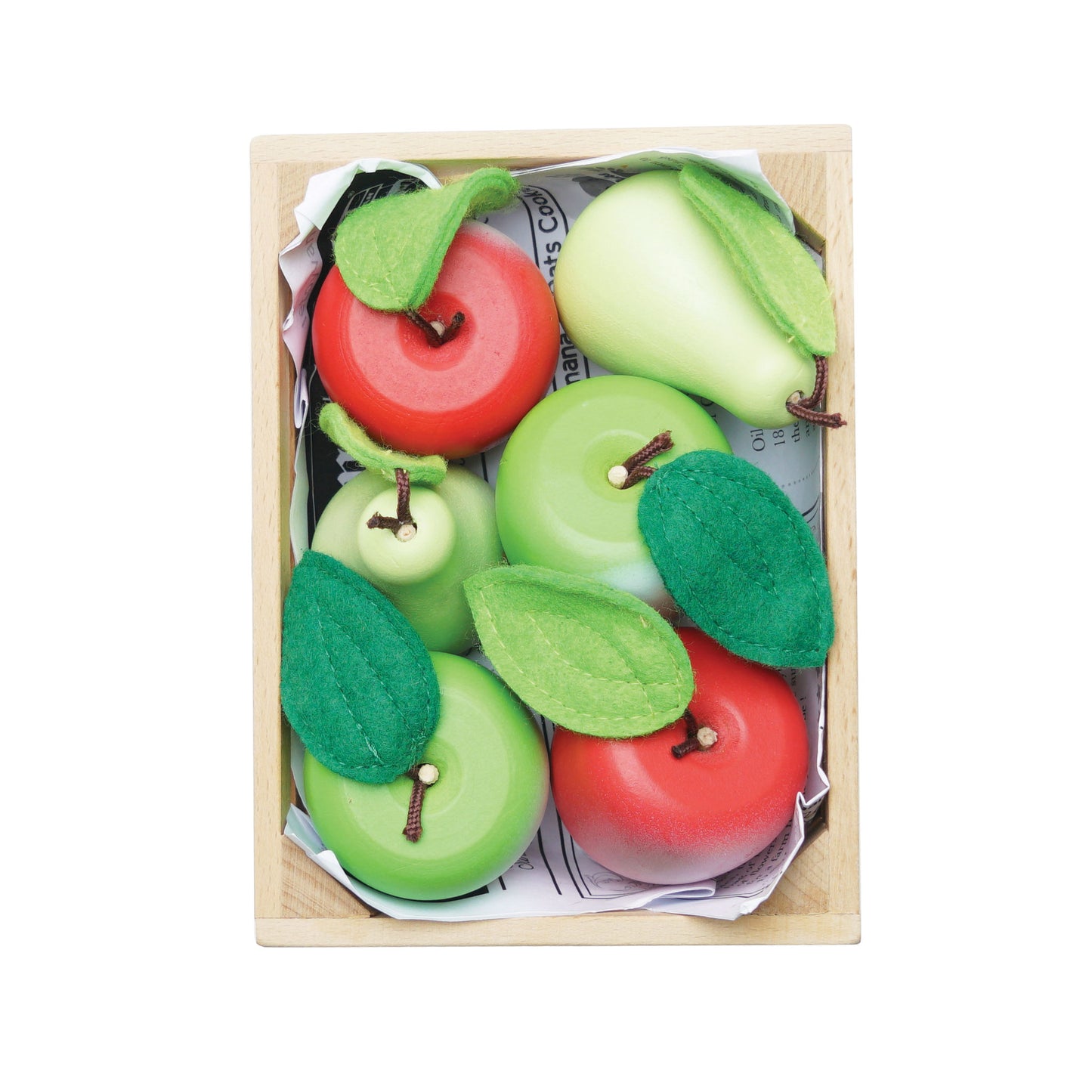 Le Toy Van - Orchard Fruits Wooden Apples & Pears Market Crate