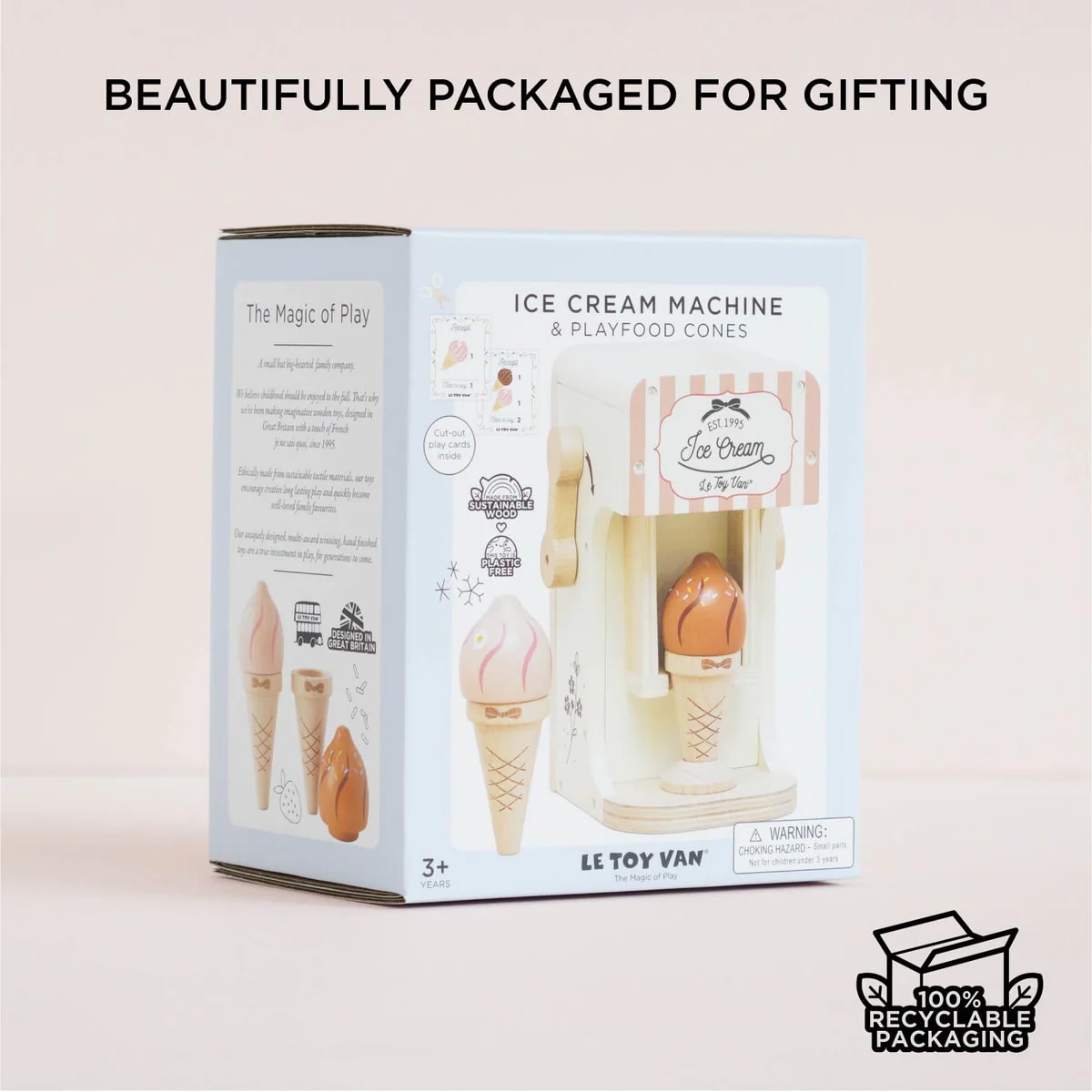 Le Toy Van - Ice Cream Machine & Play Food Cones