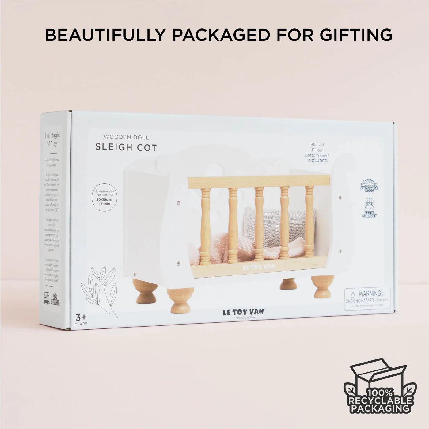 Le Toy Van - Wooden Dolls Cot