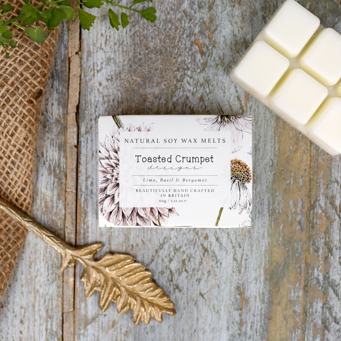 Toasted Crumpet - Lime Basil & Bergamot Soy Wax Melts