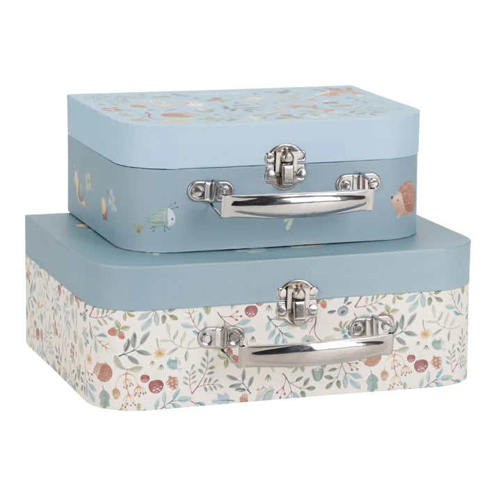 Little Dutch - Forest Friends Suitcase Set - Blue