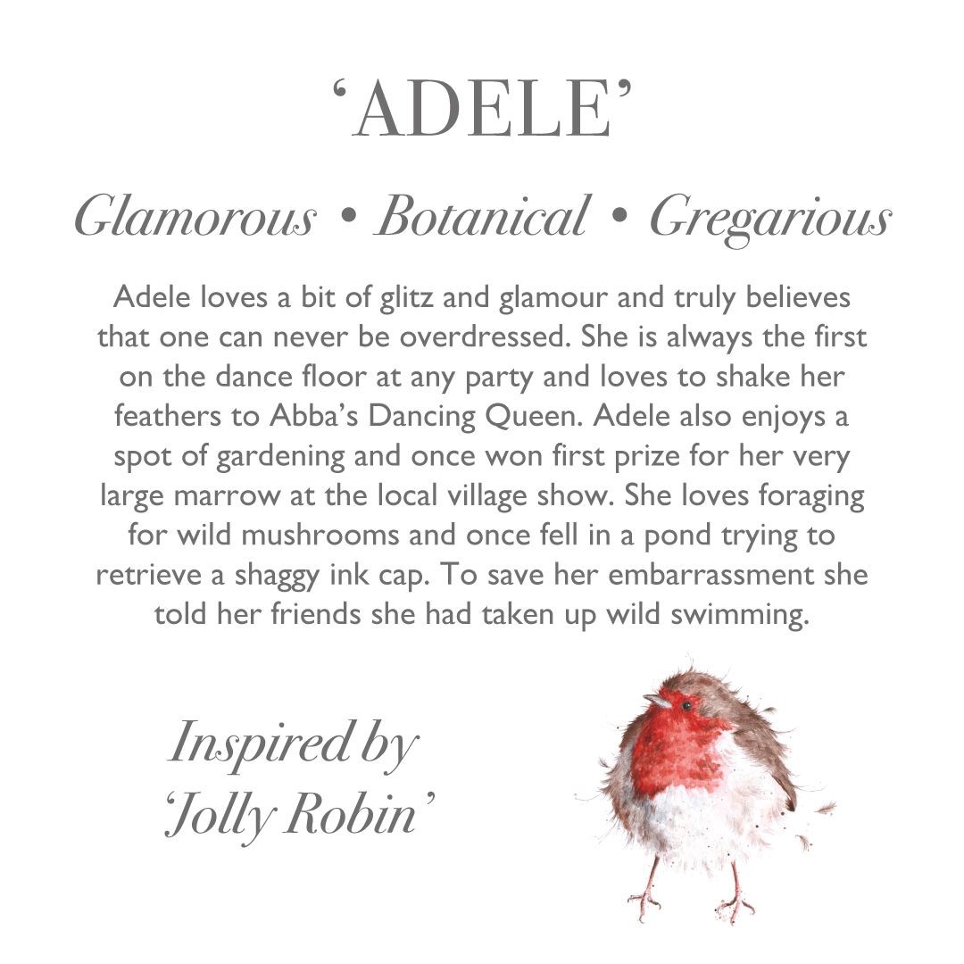 Wrendale Designs - Adele Robin Soft Plush Character - Junior
