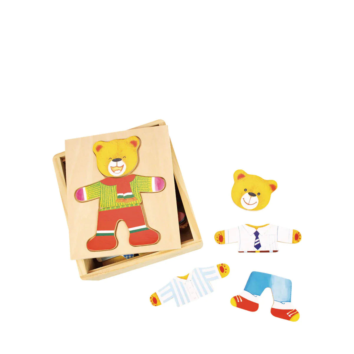 Bigjigs Toys - Wooden Dress Up - Mr Bear