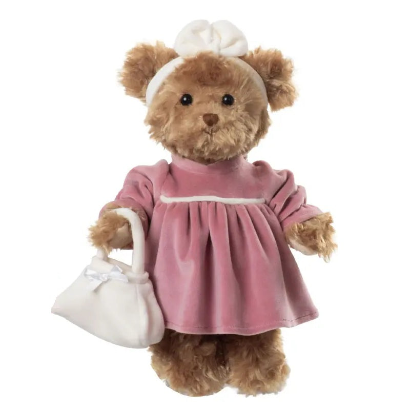Bukowski Bears - Beautiful Ellen Teddy Bear With Cream Handbag