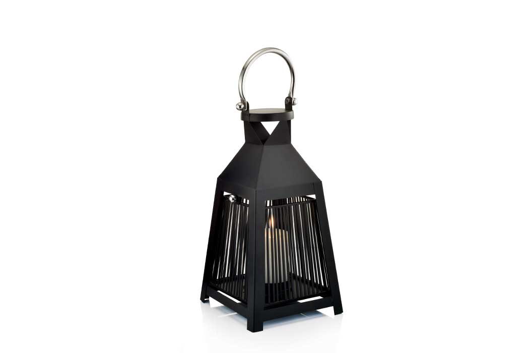 Matt Black Carriage Lantern - Small
