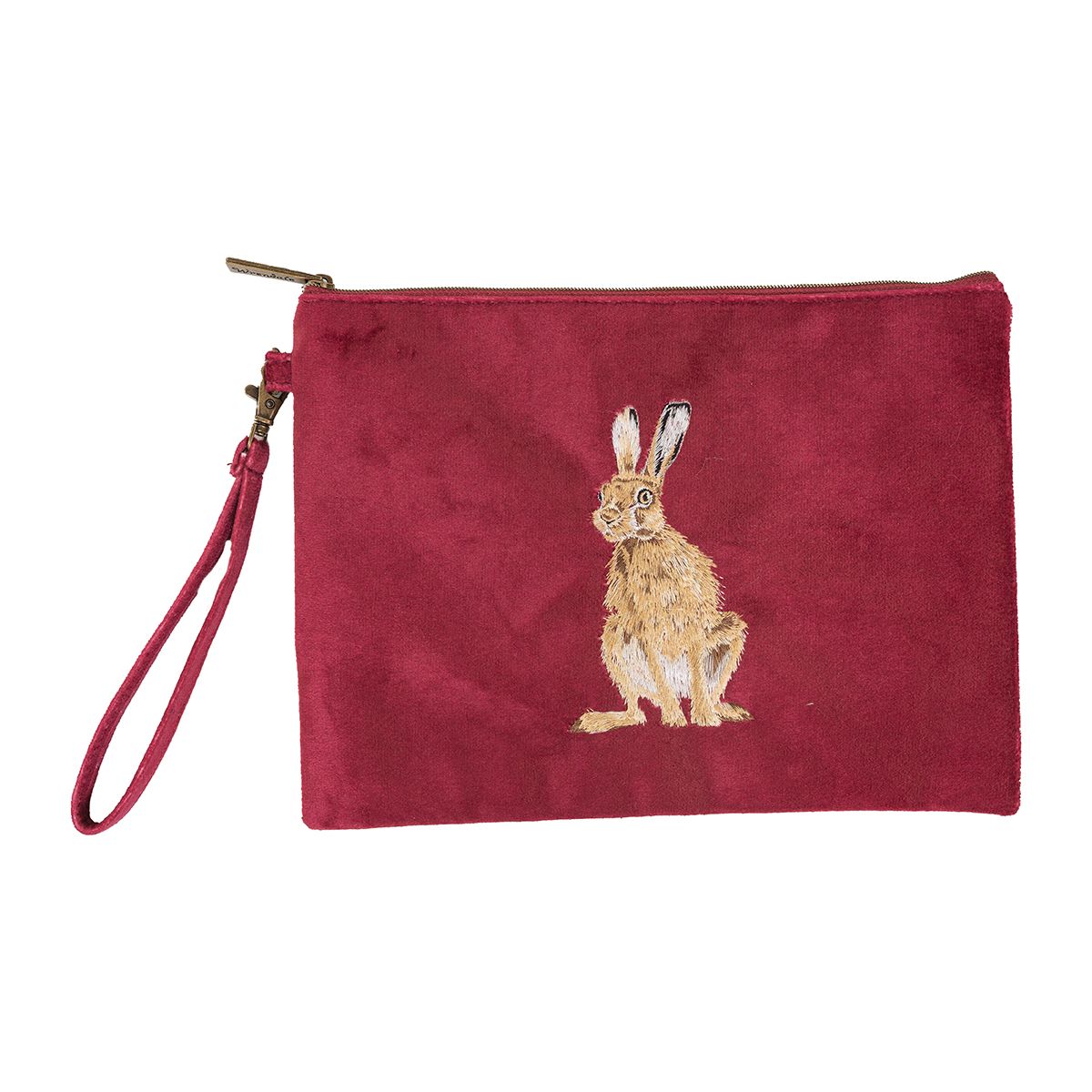 Wrendale Designs 'Golden Hour' Hare Embroidered Pouch