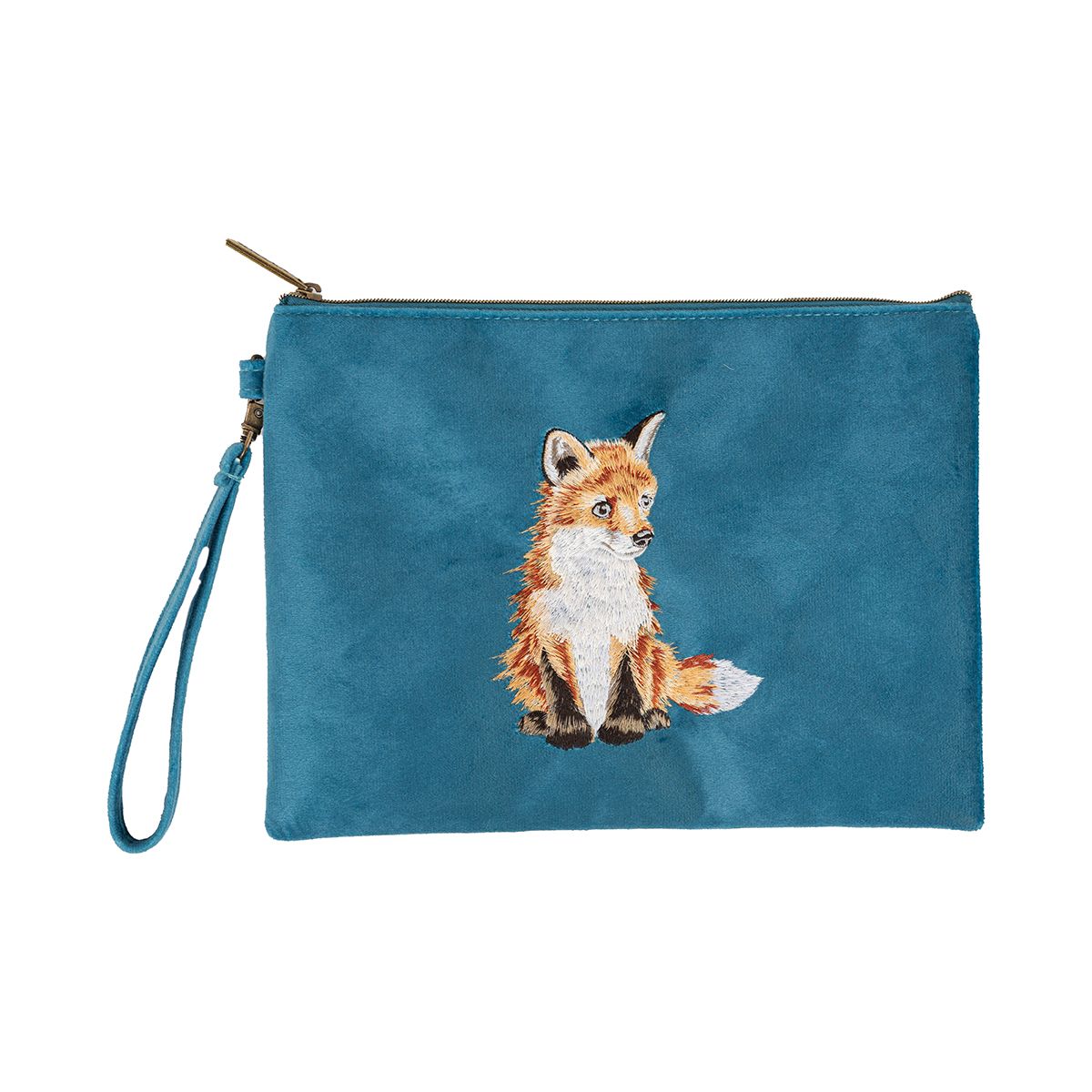 Wrendale Designs 'Daydreamer' Fox Embroidered Pouch
