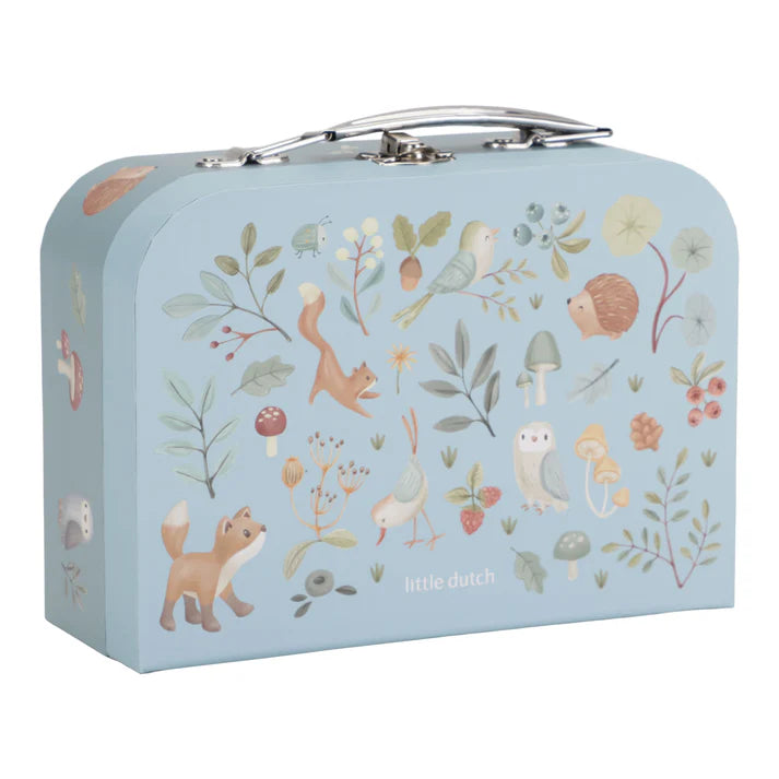 Little Dutch - Forest Friends Suitcase Set - Blue