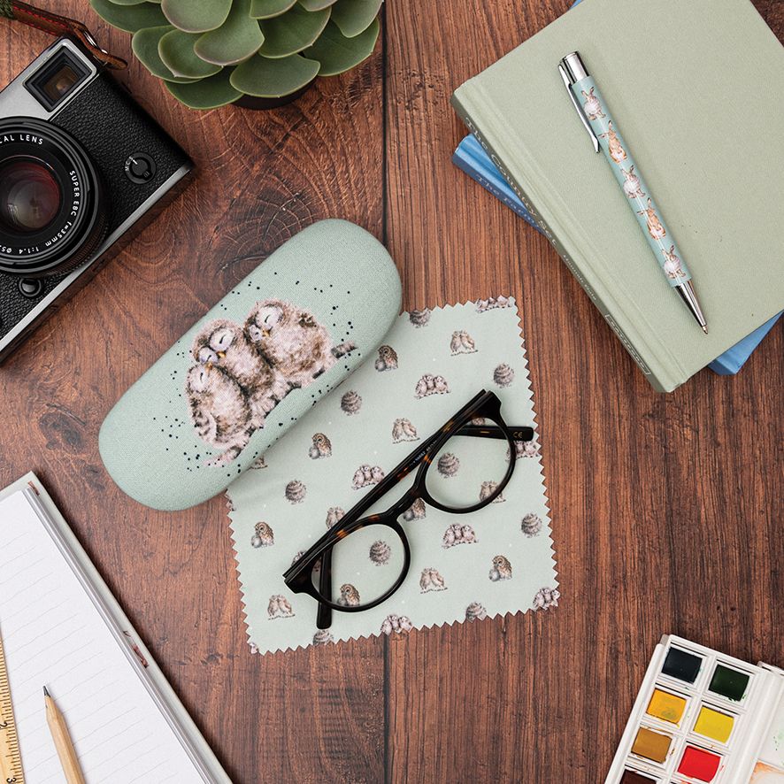 Wrendale Designs - 'Owlets' Owl Glasses Case