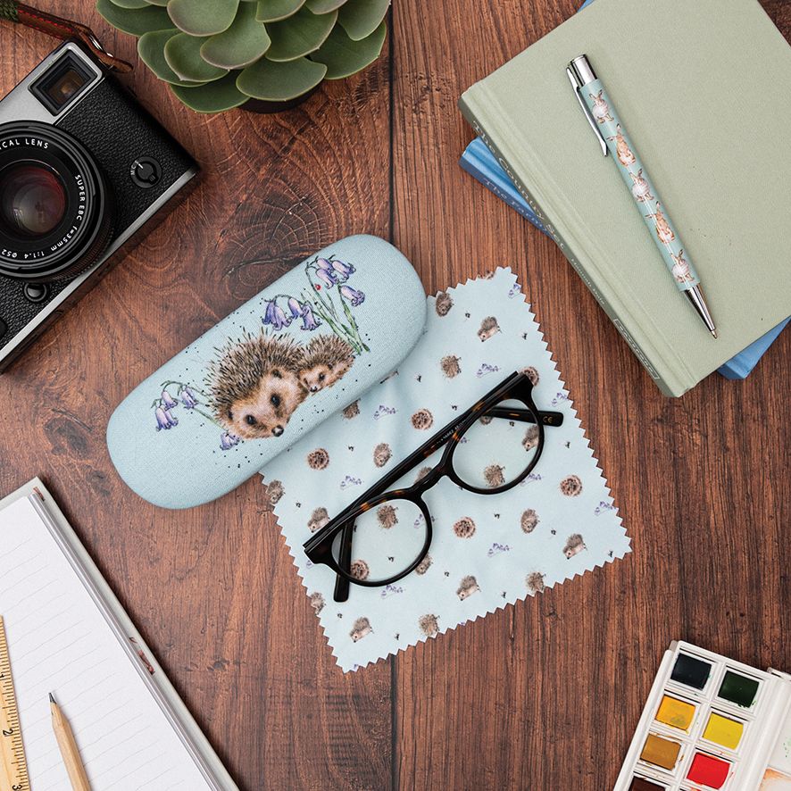 Wrendale Designs - 'Love and Hedgehugs' Hedgehog Glasses Case