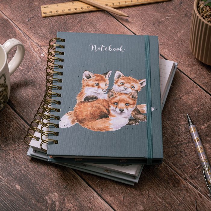 Wrendale Designs - 'Snug as a Cub' Fox Notebook