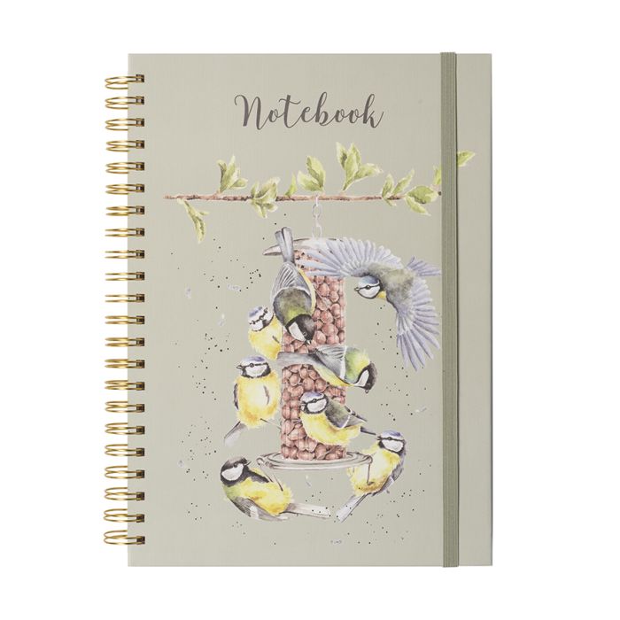 Wrendale Designs - 'Bon Appétit!' Blue Tit A4 Notebook