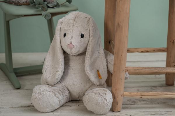 Steiff - Hoppie Rabbit - Light Grey