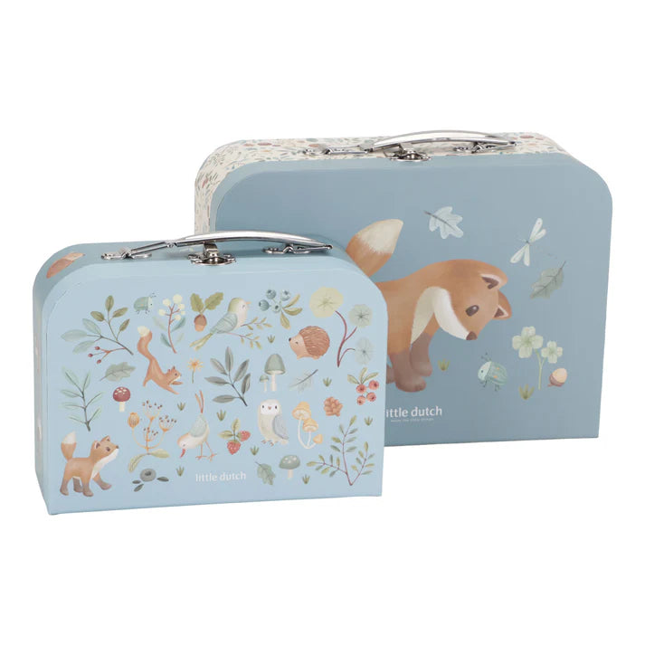 Little Dutch - Forest Friends Suitcase Set - Blue