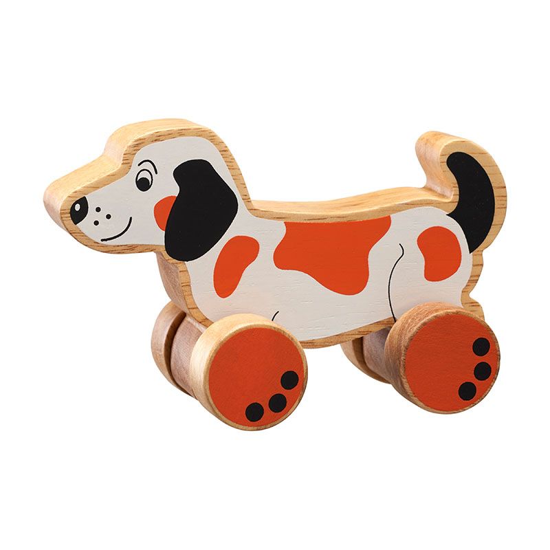 Lanka Kade - Wooden Dog Push Along Toy