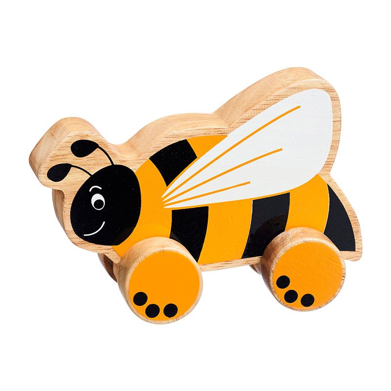 Lanka Kade - Wooden Bumble Bee Push Along Toy