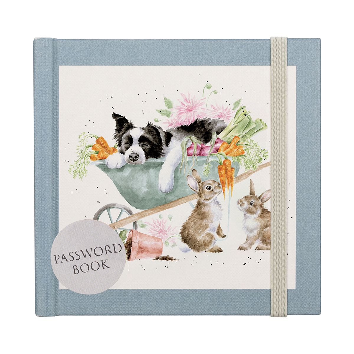 Wrendale Designs - 'Sleeping on the Job' Border Collie Password Book