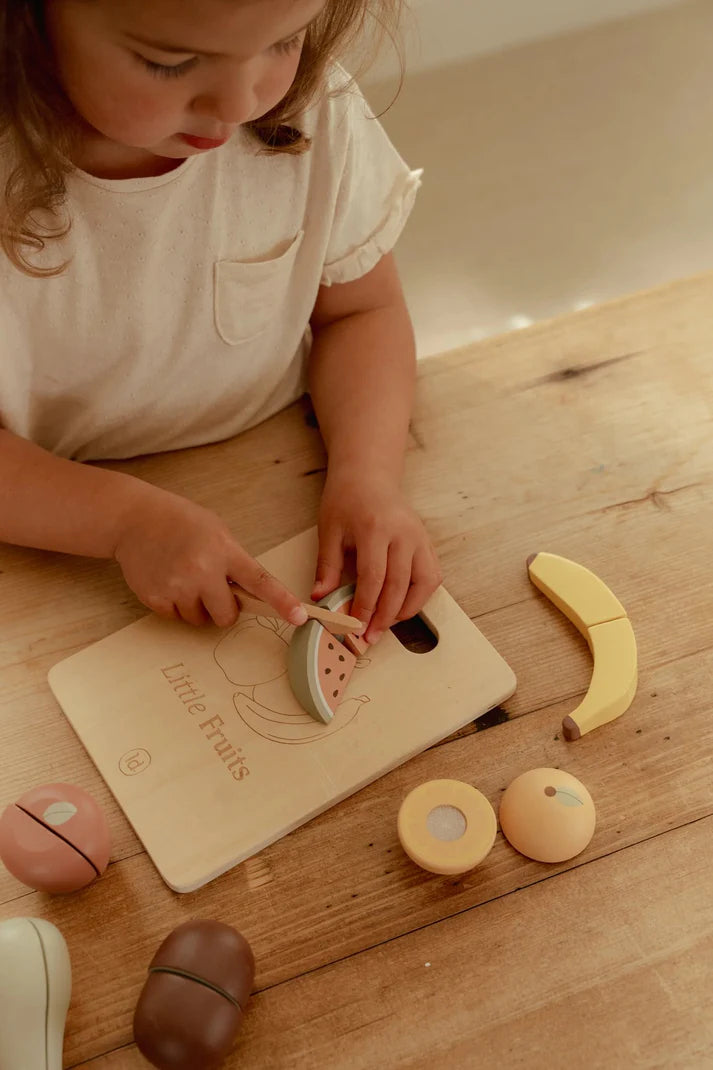 Little Dutch - Wooden Slicing Fruit