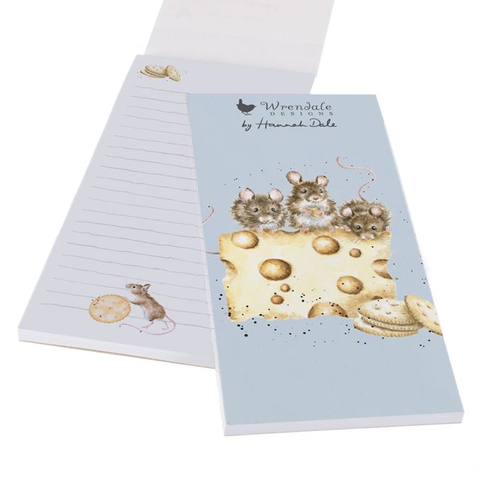 Wrendale Designs - 'Crackers about Cheese' Mouse Shopping Pad