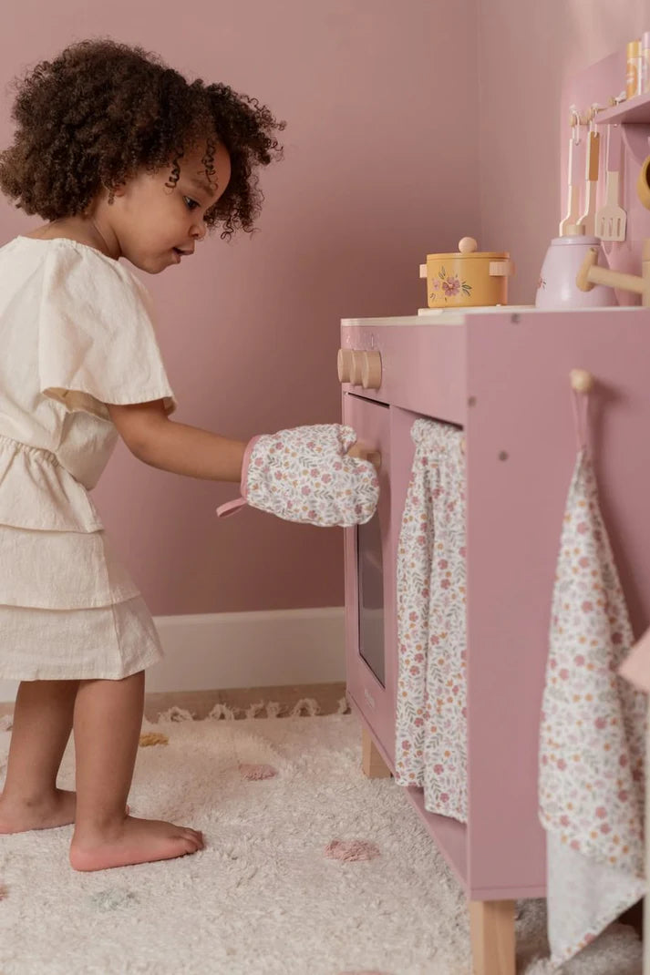 Little Dutch - Pink Wooden Play Kitchen - Limited Edition