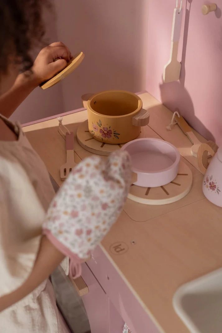 Little Dutch - Pink Wooden Play Kitchen - Limited Edition