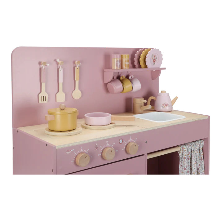 Little Dutch - Pink Wooden Play Kitchen - Limited Edition