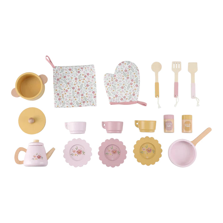 Little Dutch - Pink Wooden Play Kitchen - Limited Edition